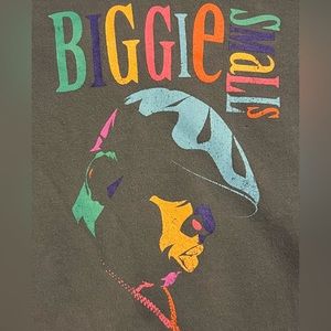 The Notorious BIG Green Biggies Hoodie Hip Hop Pullover Size L